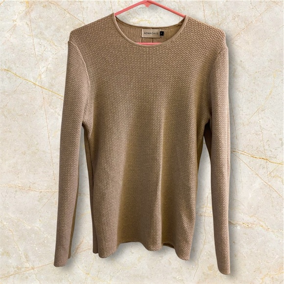 Nowadays Tan Sweater - Picture 1 of 5